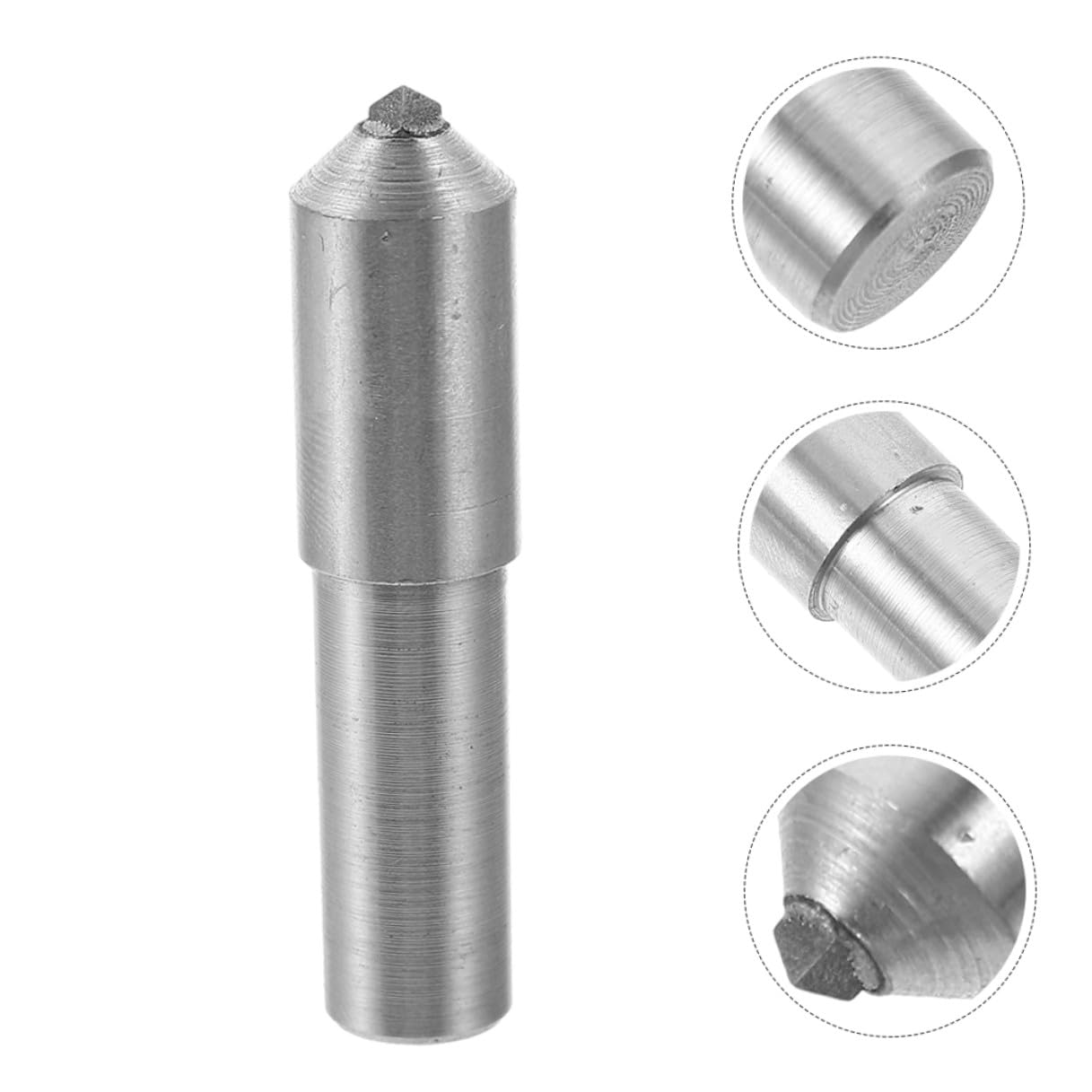 POPETPOP Dresseur de Meule Durabilité Exceptionnelle Efficacité de Coupe Améliorée Diamant en Alliage D'aluminium Argenté et Outil de Meulage Précis