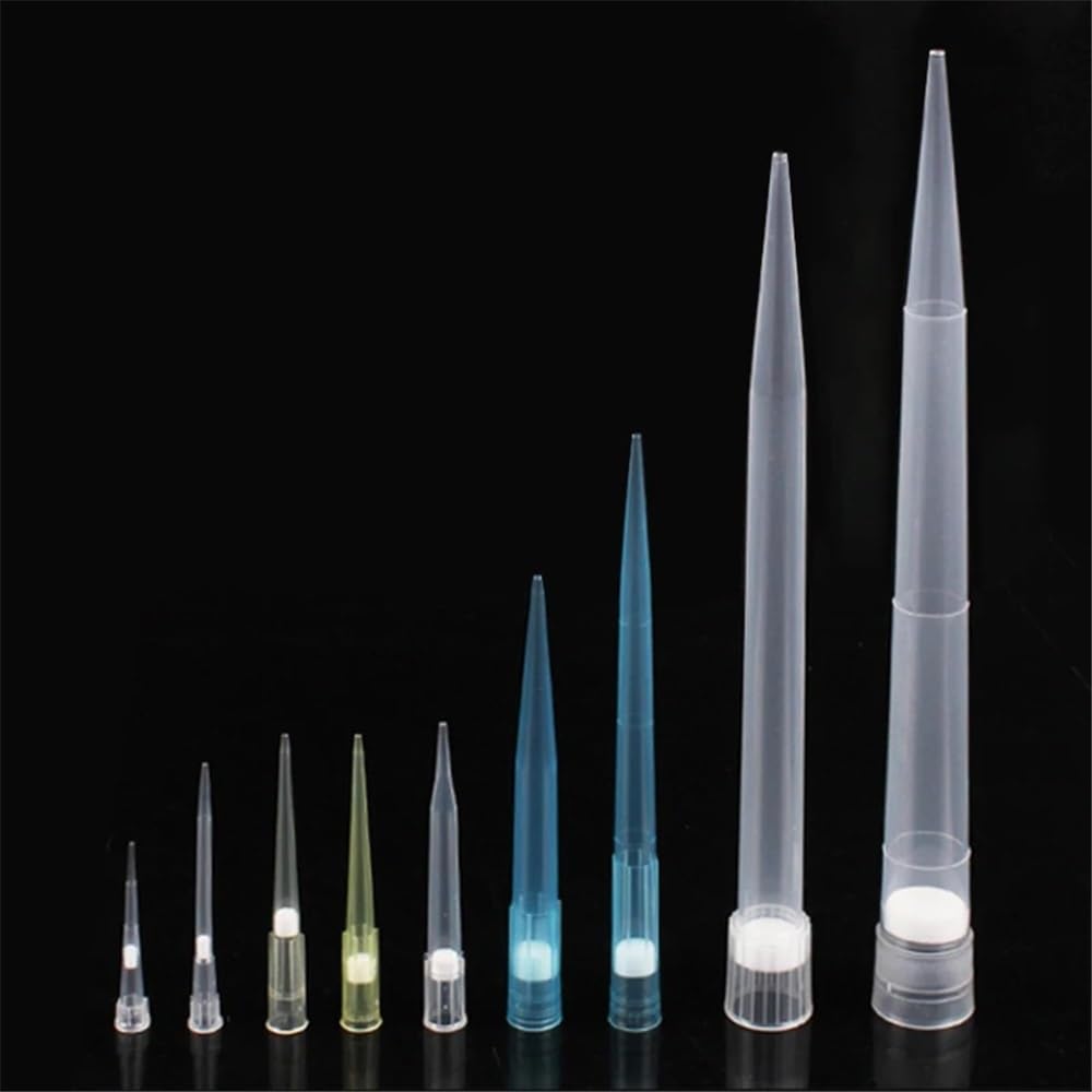 Puntas de pipeta plástico PP laboratorio 10 ul, 100, 200, 300, 1000, 5 ml y con filtro arena for micropipeta Equipamiento de laboratorio