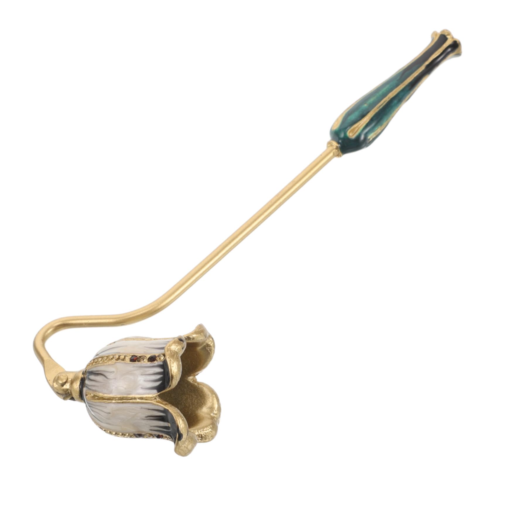 Cabilock Vintage Candle Snuffer Metal Extinguisher Classic Candle Care Tool for Flame Extinguishing Handheld Design for Home Decor Refined European Style Construction