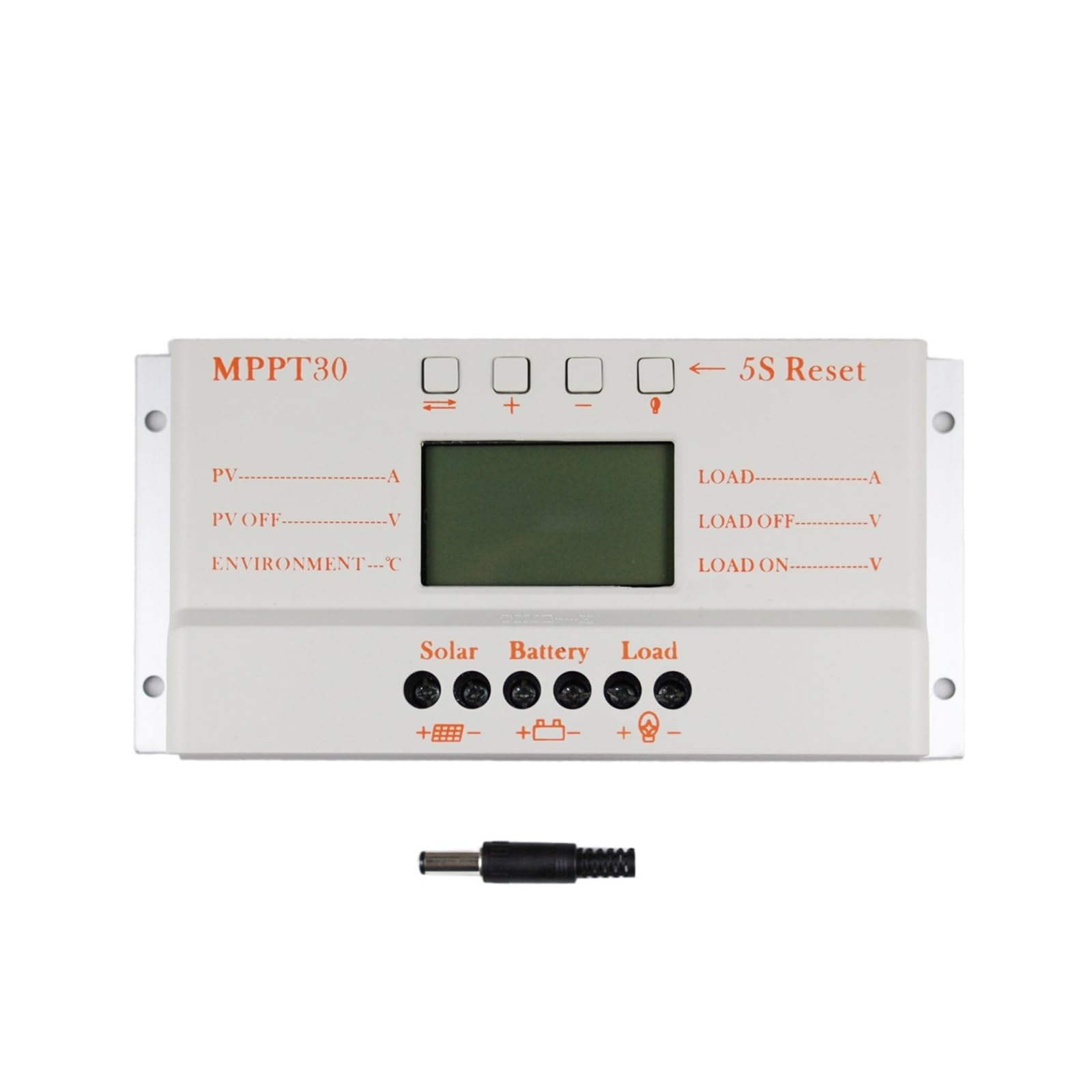 30A Regulator Ładowania Słonecznego MPPT 12V 24V Dla 200W-380W Regulator Baterii Panelu Słonecznego Max PV 48V Wyjście USB 5V Wyświetlacz LCD