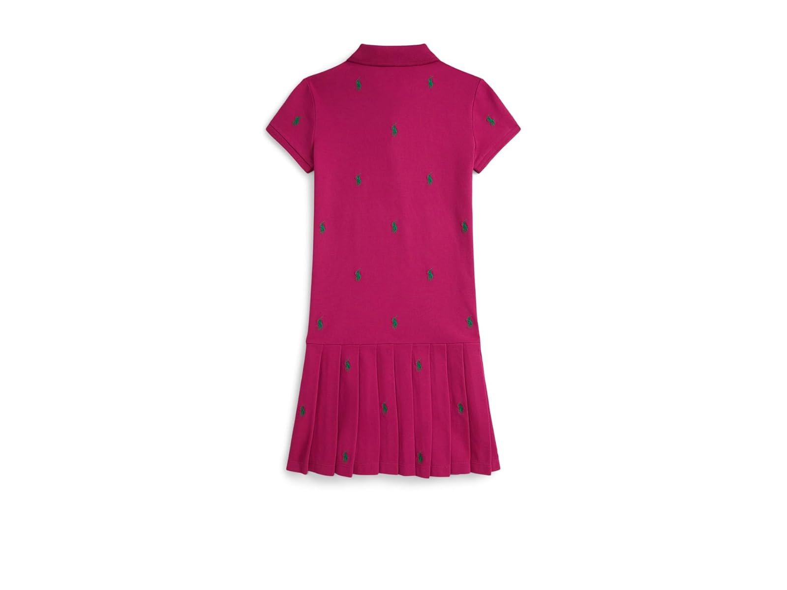 Girl's Polo Ralph Lauren Kids Polo Pony Stretch Mesh Polo Dress (Big Kid) - Picture 3 of 3
