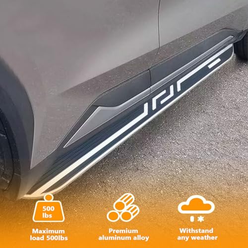 2Pzas Estribos laterales para Toyota Highlander XU70 miniatura 3