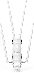 WAVLINK Extensor de alcance WiFi AC1200 de alta potência à prova de intempéries, modo AP/roteador/repetidor/WISP sem fio de longo alcance com alimentação POE, ponte WiFi ponto a ponto, antenas