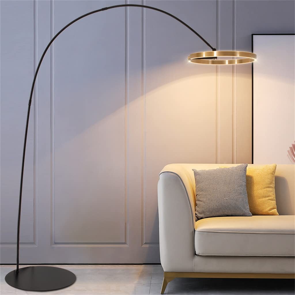 Led Floor Lamp Postmodern Floor Lamps for Living Room Bedroom Study Decor Light Nordic Home Ring Standing Lamp