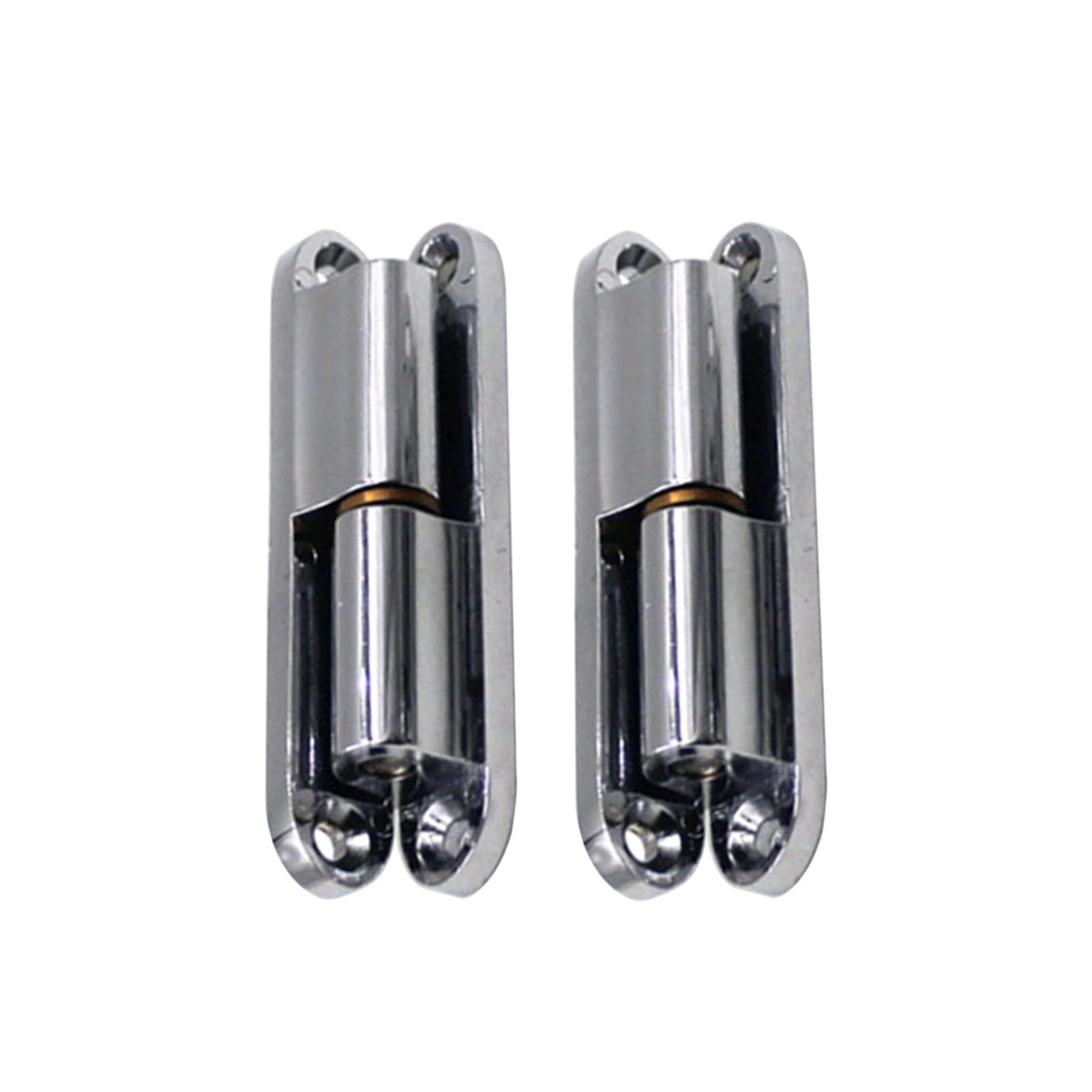 Nvsfzgiyg Silver Thickened Internal Door Hinges, Butt, Folding, Hinge 2Pcs Furniture Renovation Zinc Alloy Universal Essories Hardware
