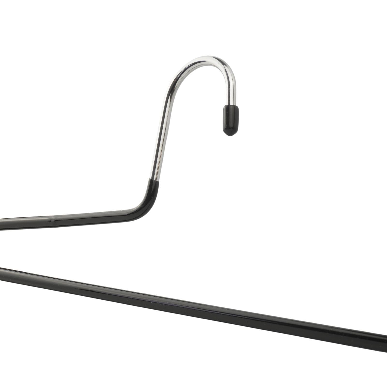 10 Metall-Hosenbügel 32cm rutschfest schwarz HB 132-10 Stück | PB-Onlinehandel