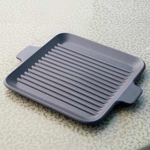 台ヶ森焼「男の料理」焼陶板 (23cm×23cm) キャンプ 調理プレート 焼き台 直火焼用陶板 焼き物 工芸品 調理器具 焼き肉 焼き魚[台ヶ森焼]ta235