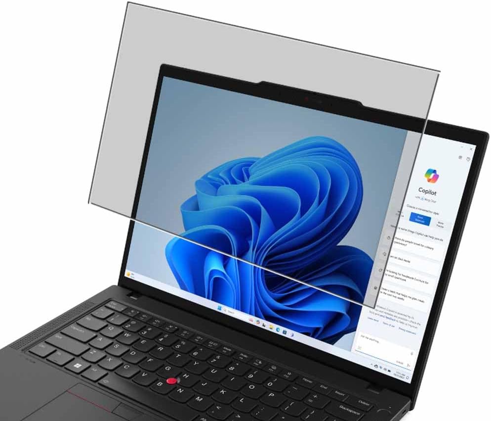 Puccy Privacy Screen Protector, compatible with Lenovo ThinkPad T14s Gen 5 14" Laptop Anti Spy Film TPU Guard （ Not Tempered Glass Protectors ）
