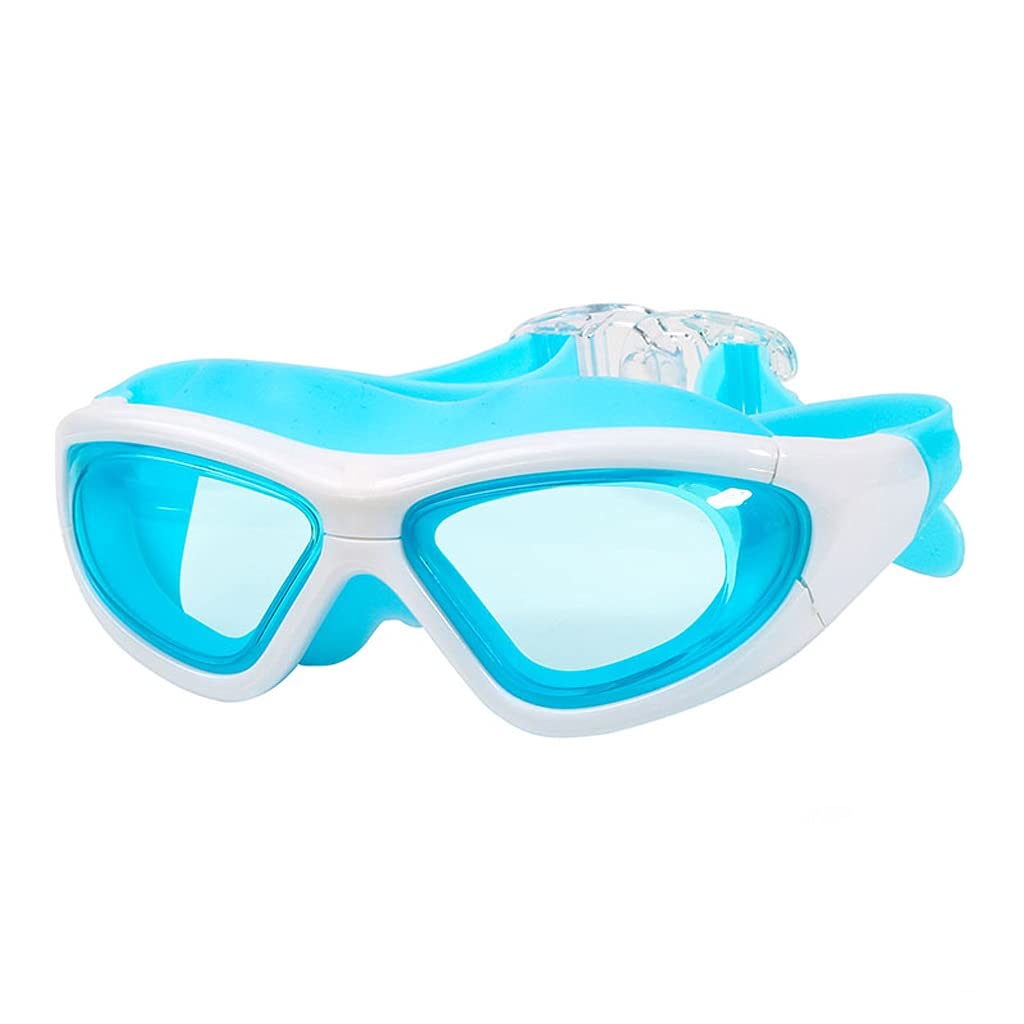 Regulowane okulary pływackie Profesjonalne okulary do pływania Wodoodporne silikonowe optyczne galwaniczne okulary do pływania dla dzieci dorosłych (kolor: B) (A)