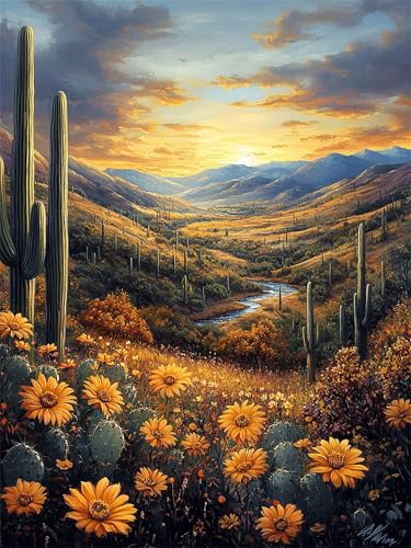 Peinture numéro adulte paysage loisirs créatifs kit pinceaux peinture acrylique