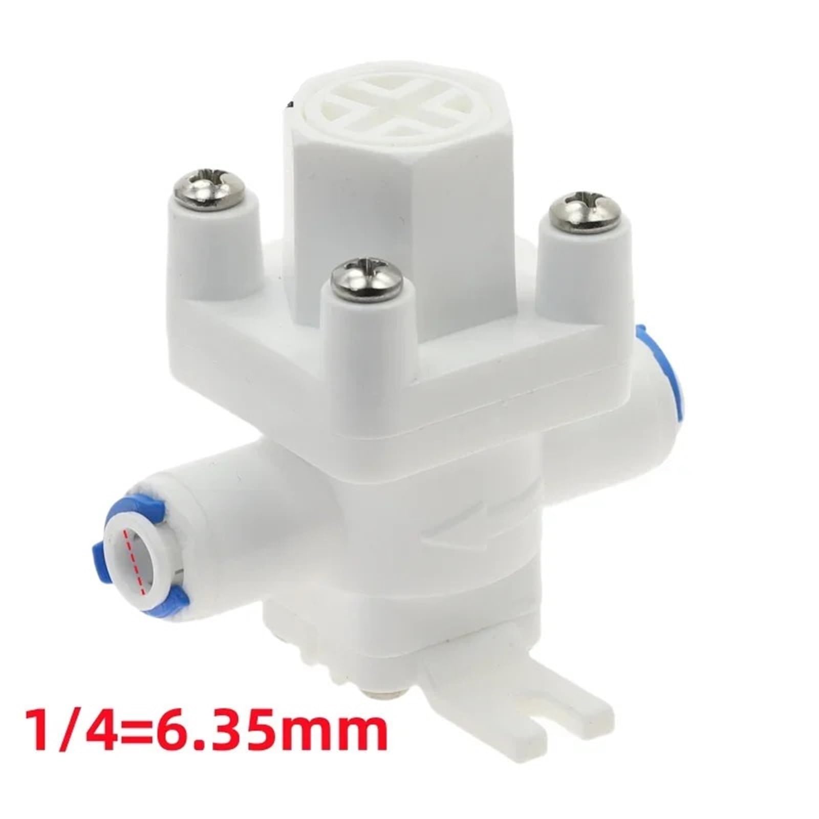 1 válvula de alivio de presión de agua, regulador reductor hembra de 1/2 pulgada, manguera de 1/4 3/8 de diámetro exterior, conexión rápida, sistema de ósmosis inversa RO(Style C Thread 1I2 (19mm))