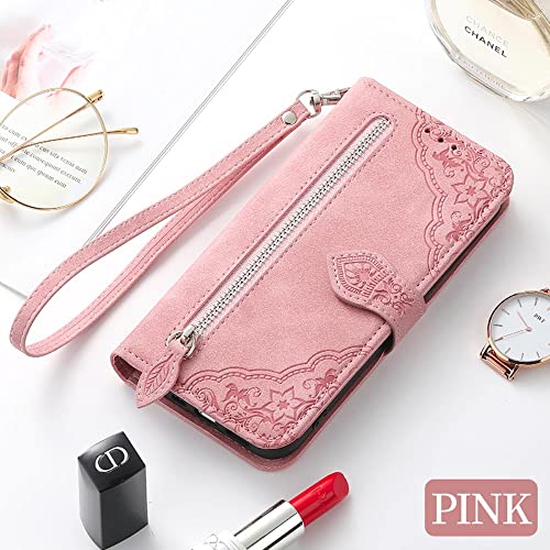 MOJIA Flip Case Compatible with Honor 200, PU Leather Zipper Wallet Case Flip Phone Cover with TPU Shell - Image 2