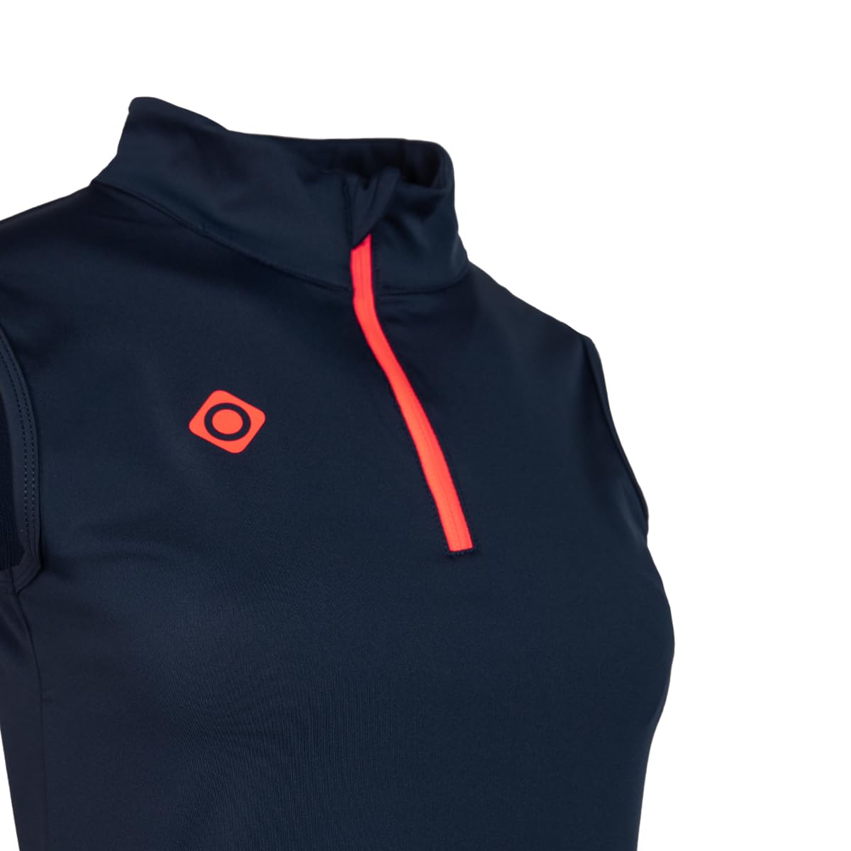 Izas Idaho Vestido de Padel para Mujer Elástico con Falda Plisada y Cuello con Cremallera. Prenda Deportiva Transpirable y de Secado Rápido con Bolsillos