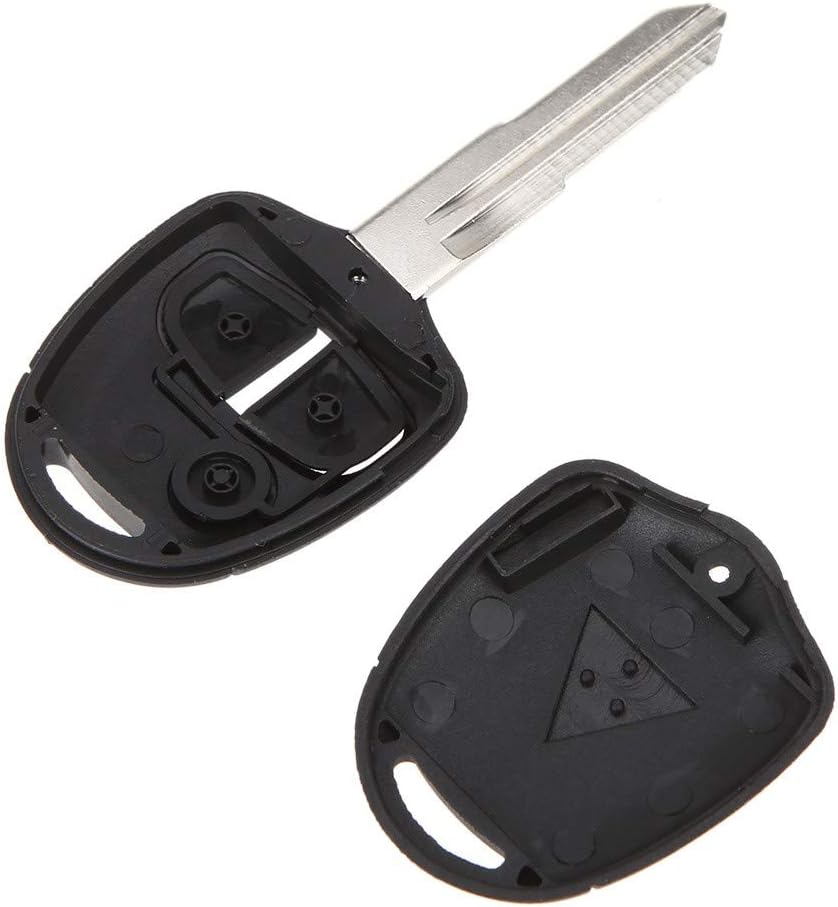 AppleLand 2 Buttons Remote Car Key Shell Replacement Case Protection Cover for Mitsubishi Pajero Triton Lancer Evo