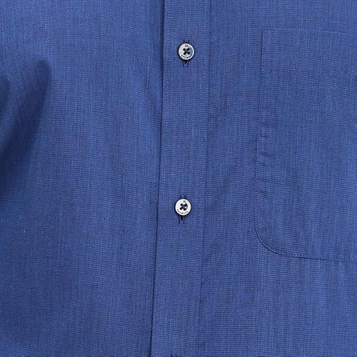 Image of Raymond Men Slim Fit Solid Pattern Pure Cotton Semi Cutaway Collar Full Sleeve Formal Shirt