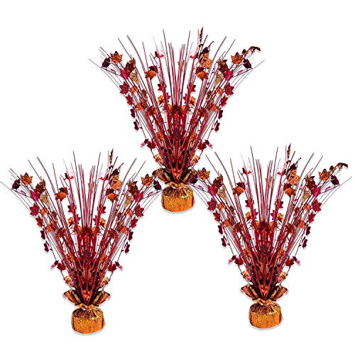 Fall Leaves Gleam 'N Burst Centerpiece 15