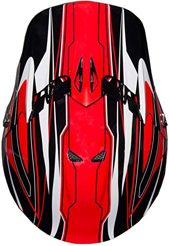 Raider 2131015 Gx3 Unisex-Child Mx Off-Road Helmet (Red, Youth Large) #TOP4