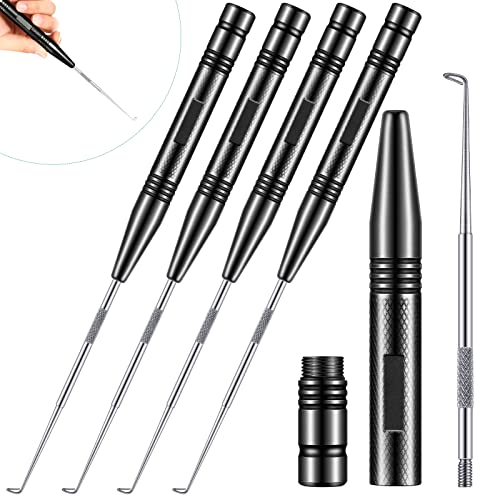 4Pcs Fishing Hook Remover Tool Fishing Hook Quick Removal Device Split Design Fishing Hook Security Extractor Fishhook Disconnect Removal Tool Magnetic Accessories and Equipment for Fishing (Black)