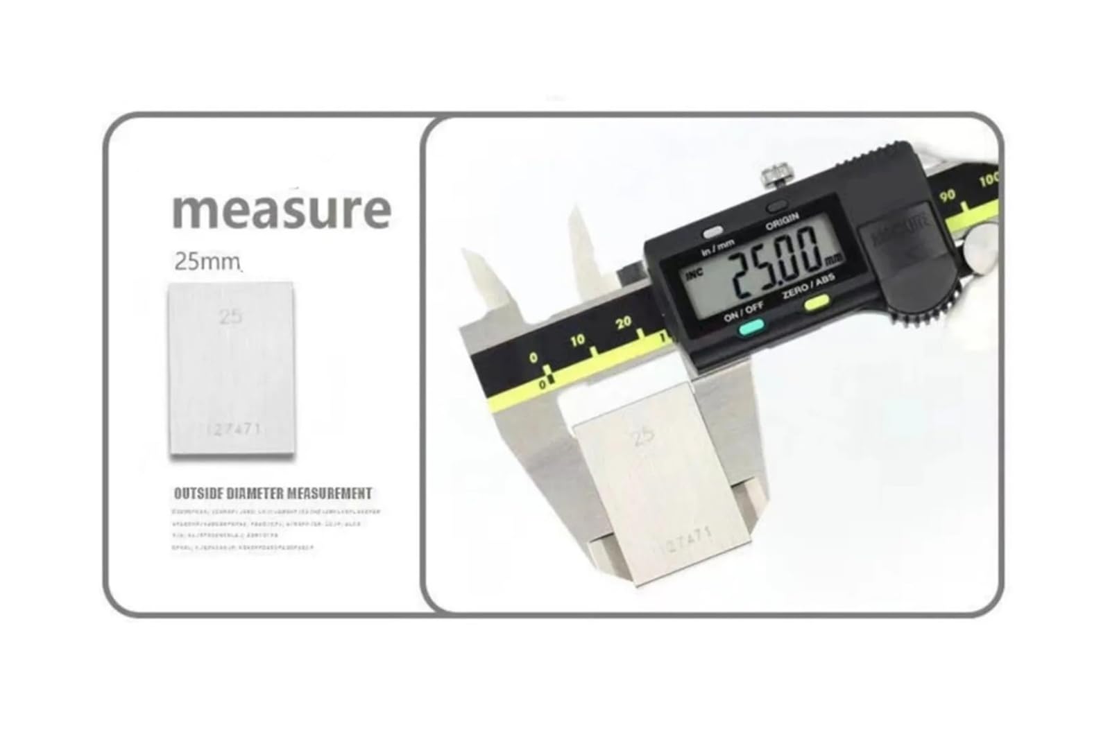 Mikrometr, Suwmiarka cyfrowa LCD 150/200/300 mm 500-197-30 8 cali Elektroniczna suwmiarka pomiarowa ze stali nierdzewnej Cyfrowa do gospodarstwa domowego(150mm 500-196-30)