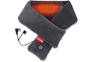 Comfheat Heated Scarf: Rechargeable Neck Heating Pad for Pain Relief and Warmth