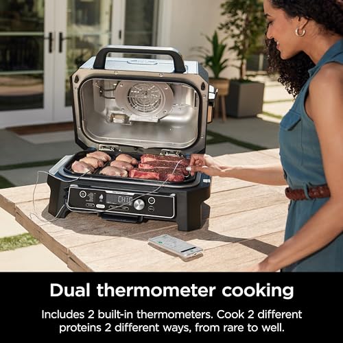 Ninja Woodfire ProConnect Premium XL BBQ Grill, 7-in-1, App Enabled, Blue - image 8