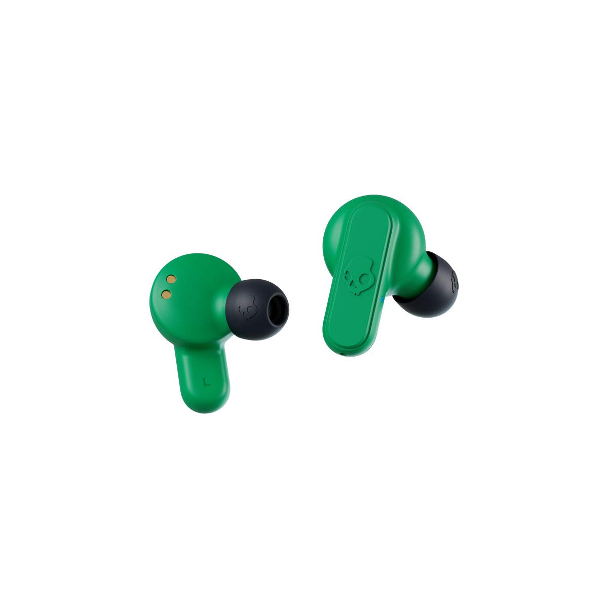 Skullcandy Dime Écouteurs Intra-Auriculaires sans Fil, Autonomie 12 h, Microphone, Compatibles iPhone + Android + Appareils Bluetooth - Bleu/Vert