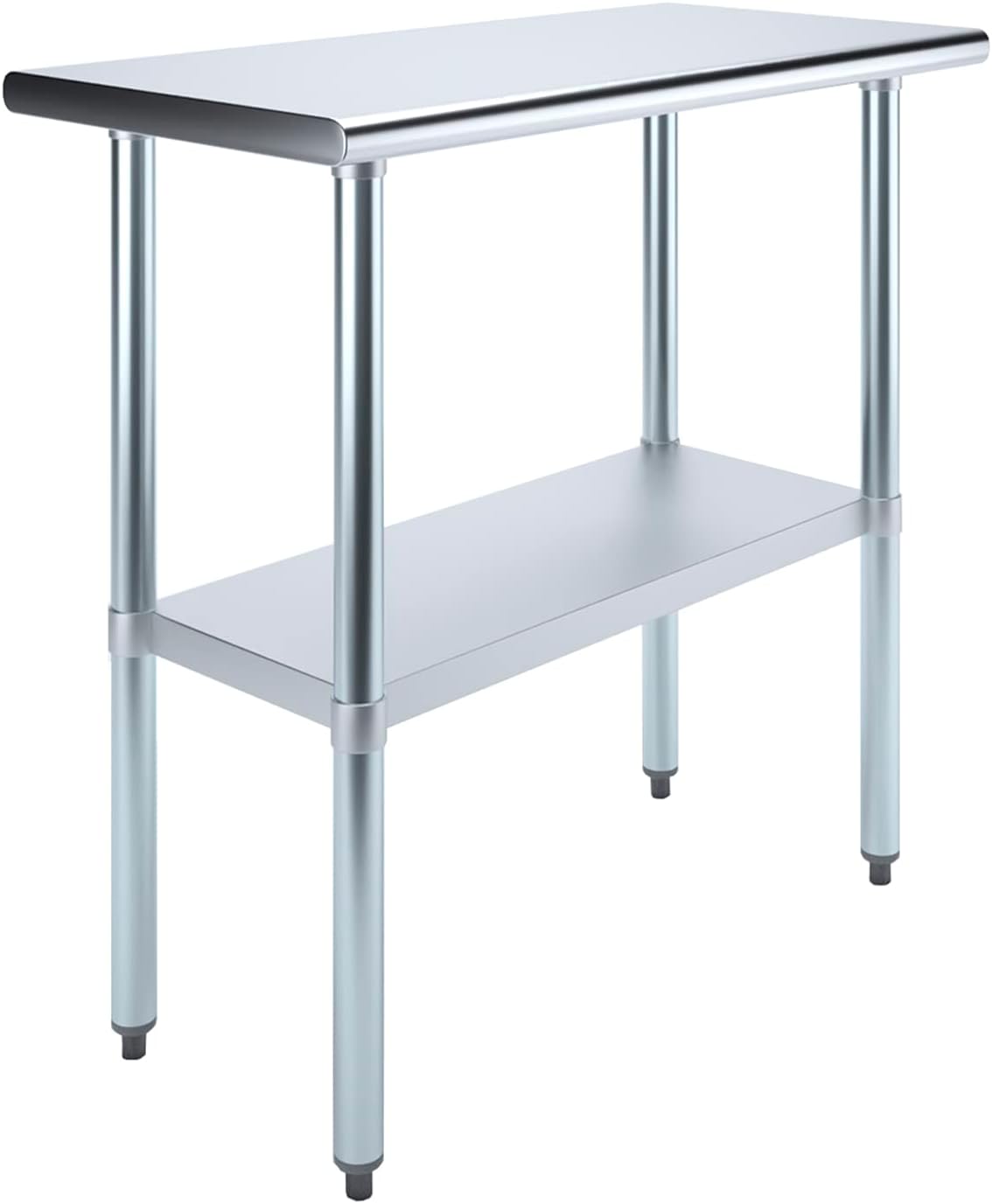 Stainless Steel Kitchen Food Prep Work Table 14 x 36 - NSF - Heavy Duty