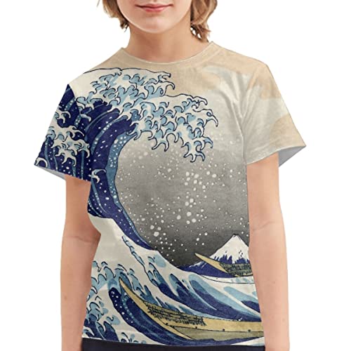 GLUDEAR Kids Paint T-Shirt Boys Girl Short Sleeve O Neck Casual Summer Tee Shirts 3-16 Years