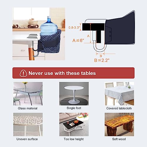 Mtwml Hook On Chair,Portable High Chair,Clip On High Chair To Table,Table High Chair For Babies And Toddlers,Baby Feeding High Chair That Attaches To Table,Baby Booster Seat For Table (Black) #TOP5