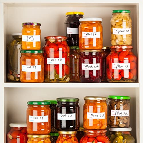 1000Pcs Removable Freezer Labels,1 X 3 Inch Food Storage Stickers Food Labels Refrigerator Labels For Food Containers Food Storage Labels Perfect For Kitchen #TOP4