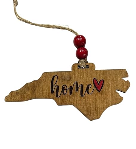 North Carolina Christmas Tree Ornament | NC Home | Gift for Co-Workers in NC | Tarheel State