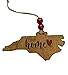 North Carolina Christmas Tree Ornament | NC Home | Gift for Co-Workers in NC | Tarheel State