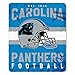 The Northwest Company NFL Carolina Panthers Singular Fleece Throw, 50-inch by 60-inch, Blue