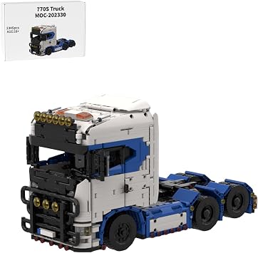 770S Tractor Truck Building Block Set, Heavy Duty Truck Model Kits2345PCS