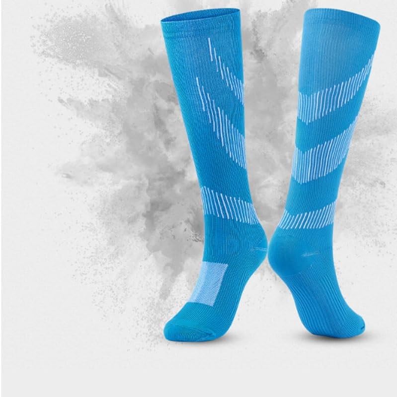 Striped Pressure Socks Casual Nylon for Men Women