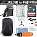 32GB Accessories Kit For Fujifilm FinePix XP70, XP80, XP90, XP120 Waterproof Digital Camera Includes 32GB High Speed SD Memory Card + Replacement NP-45A, NP-45s Battery + Charger + HDMI Cable + Case +