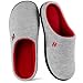 RockDove Two-Tone House Slippers for Women, Memory Foam Footbed w/ Indoor Outdoor Sole