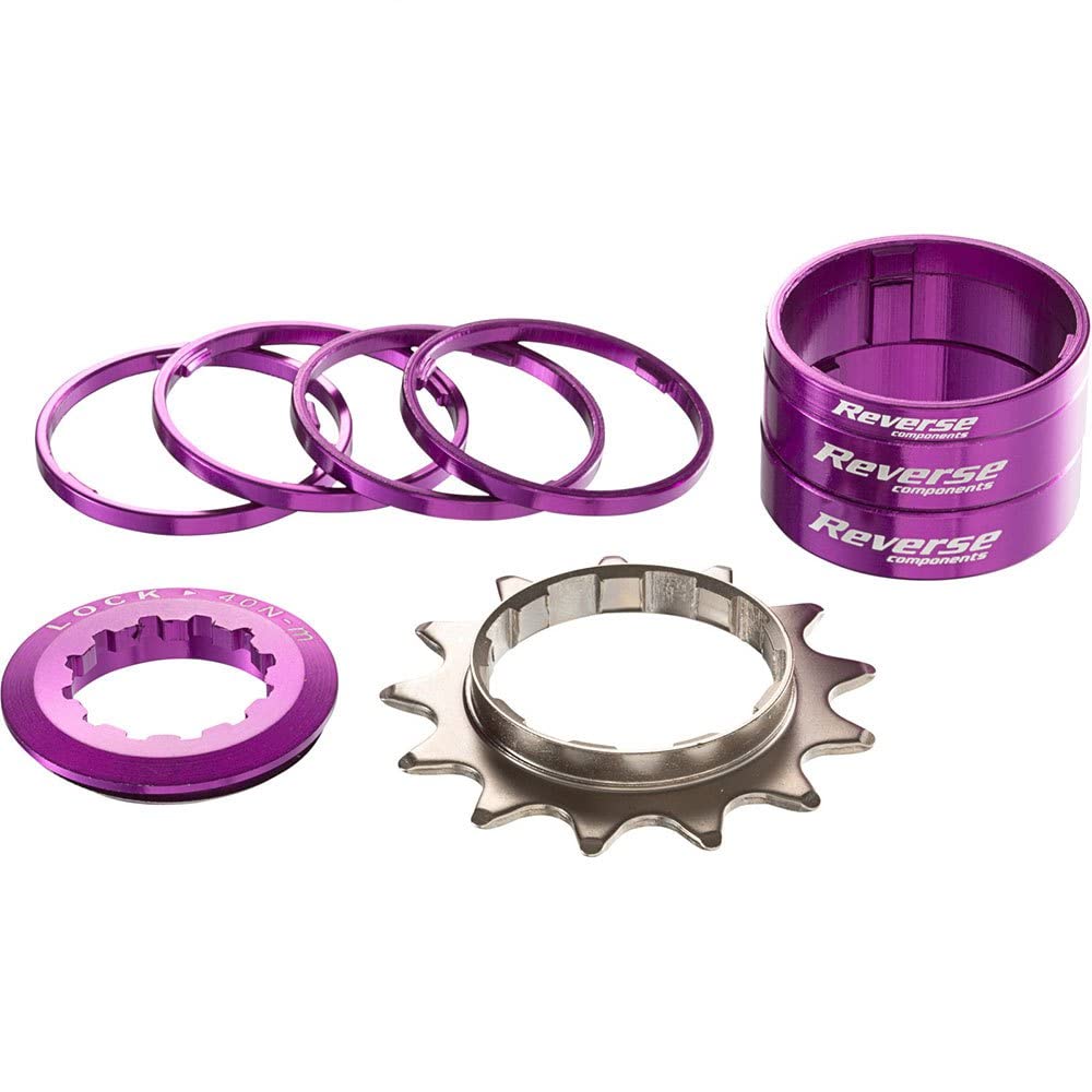 Reverse Single Speed Conversion Kit 13 Teeth Purple