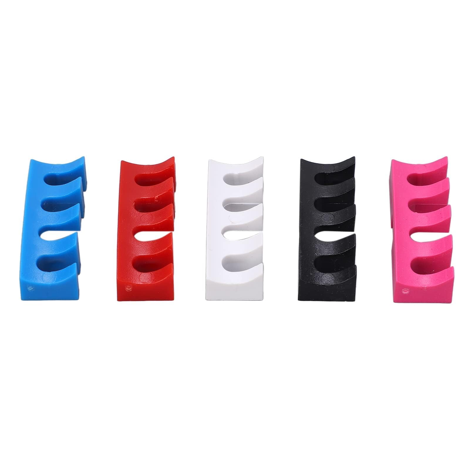 Agatige 5Pcs Répartiteurs de Charge pour Raquettes de Badminton, Protecteur de Cordage de Raquette de Badminton Adaptateur de Répartiteur de Charge de Raquette de Cordage de Badminton Adaptateur