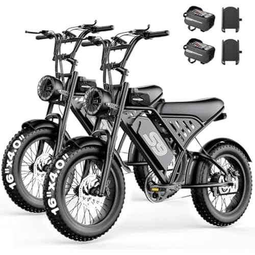 ASKGO Electric Bike for Adults Teens, 2500W Peak, 28/36 Mph & 65 Miles, 16/20" Fat Tire All-Terrain Electric Dirt Bike with 48V 20AH Removable Battery, Dual Brake Off-Road Ebike with NFC Unlock