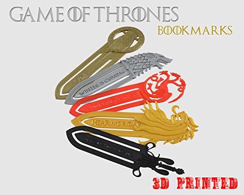 Game of Thrones House Bookmarks (Set of 5) (Solid)