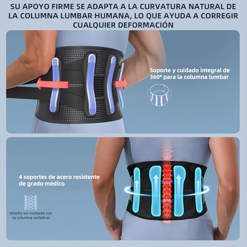 Fajas lumbares para hombre 2 Imagen adicional