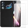Funda y protector de pantalla para Nubia Neo 3 GT 5G - Negro | Cubierta a prueba de golpes de 6.8" con paquete de 2 vidrios templados para protección total del cuerpo 1