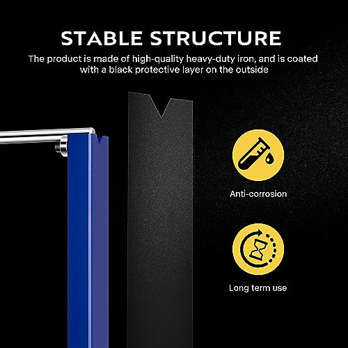 VIVOHOME Motorcycle Bike Wheel Balancer, Rim Tire Alignment Balancing Tools for Most Motorcycles and Sport Dirt Bikes with Adjustable Centering Cones, Blue