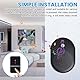 Sporgo Video Türklingel: 1080P WLAN Videotürklingel mit Kamera Kabellos, 2,4G WiFi Video Doorbell Sicherheitskamera mit HD Infrarot-Nachtsicht/2-Wege-Audio/Chime/Unterstützt SD&Cloud-Speicher