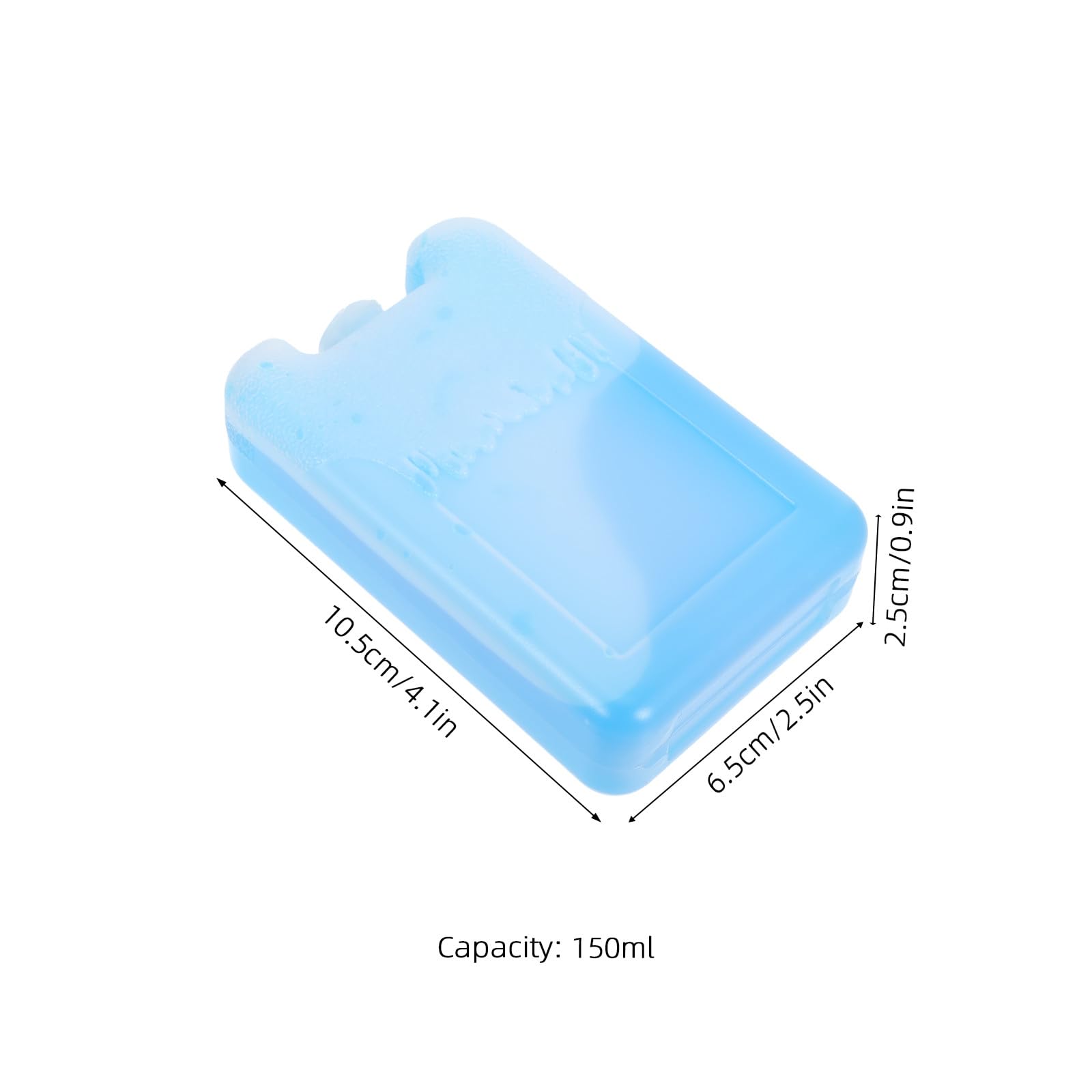 Lot de 4 Pains de Glace pour boîtes à Lunch et glacières - Pains de Glace réutilisables - Accessoires pour glacières et climatiseurs, idéaux pour la Plage, Le Camping et la pêche