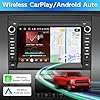 OHREX Car Stereo for Chevy Silverado Radio Upgrade 2007 2008 2009 2010 2011 2012 2013,Radio for Chevy Silverado 1500 Tahoe GMC Sierra Yukon with Carplay Android Auto Backup Camera