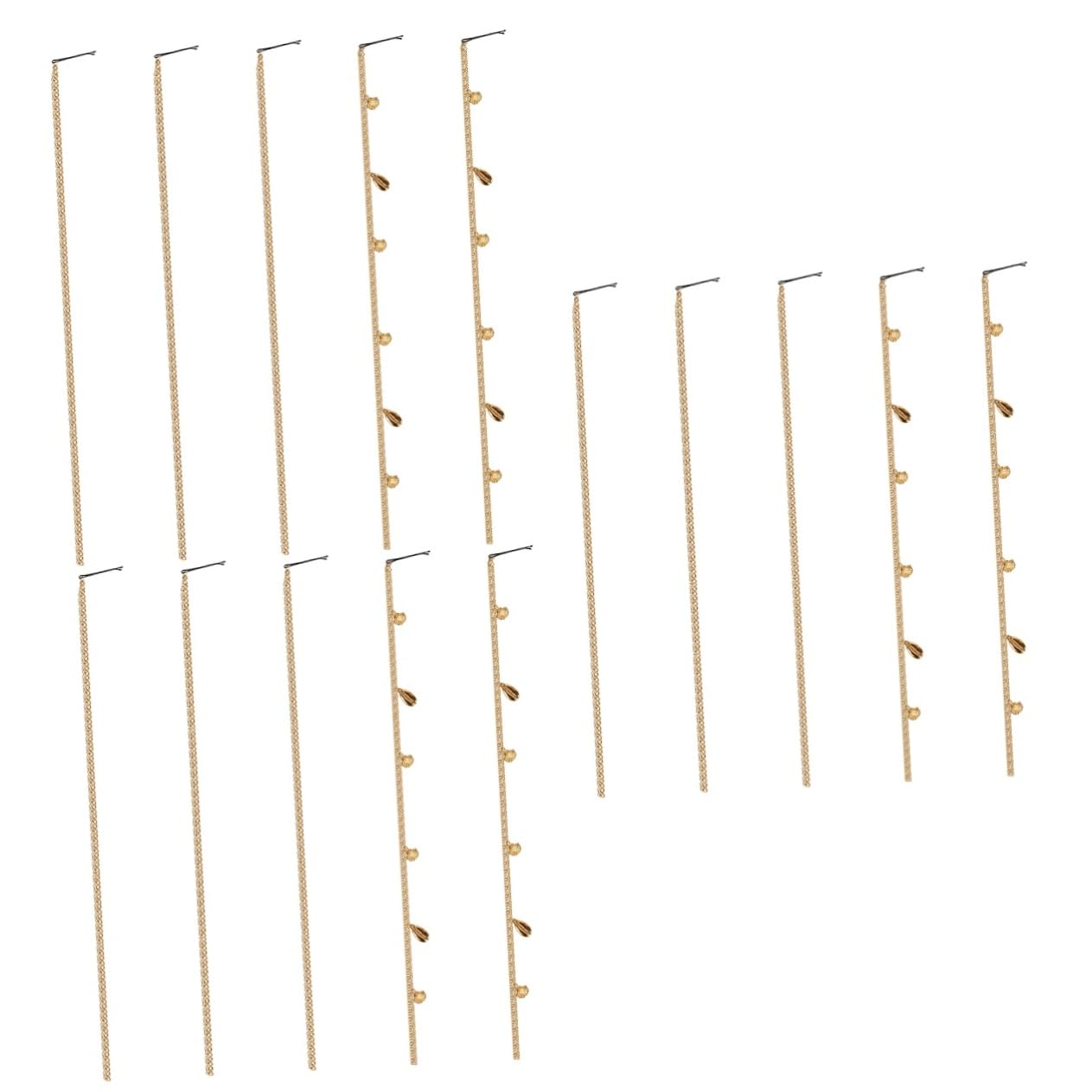 Abaodam 15stücke Teiliges Haarschmuck Mit Quasten Alloy Haarspangen Für Elegante Frisuren Für Partys Und Besondere Anlässe Leicht Und Komfortabel Für Verschiedene Outfits