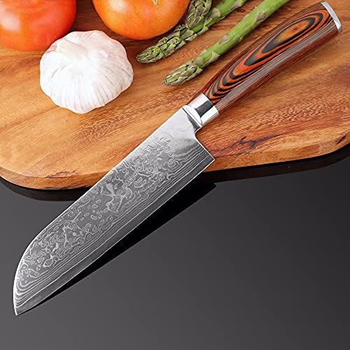 Set Cuchillos Cocina 4 Piezas Acero Damascus miniatura 4
