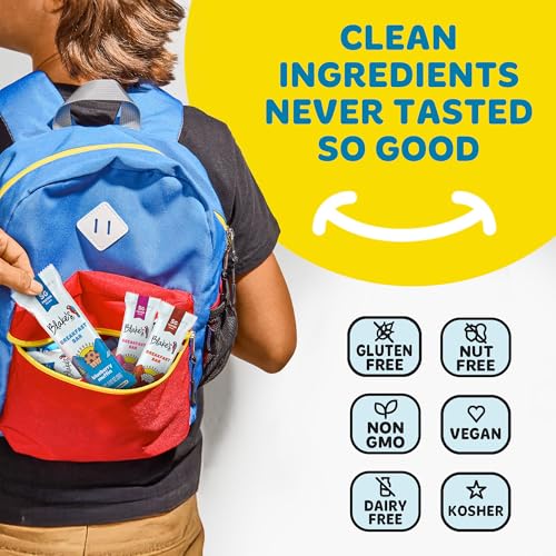 Image of Blake's Breakfast Bars + 5g Protein Variety Pack 24 Count, Gluten Free | Nut Free . Dairy Free . Vegan . Non-GMO . Perfect for School . Tasty AND Healthy . A go-to for parents on busy mornings
